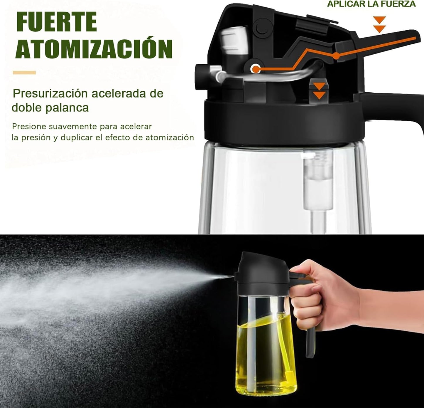 Dispensador de aceite 2 en 1 - Dosify