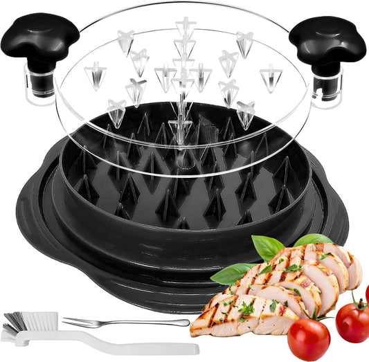 Deshilachador de Pollo Pro Dosify | Versión Mejorada con Tapa Transparente