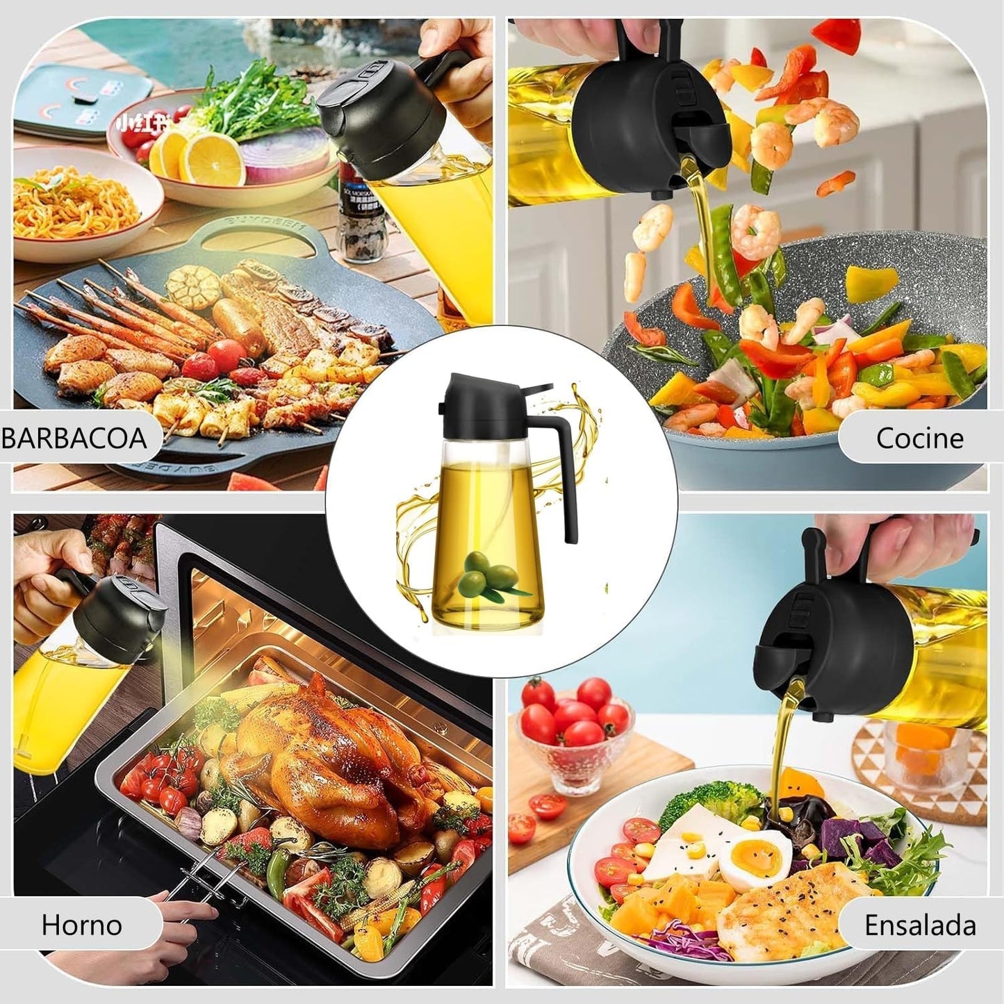 Dispensador de aceite 2 en 1 Dosify